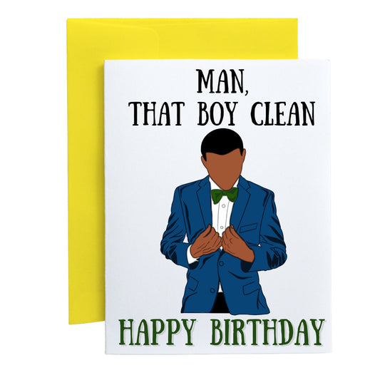 That Boy Clean Birthday Suit