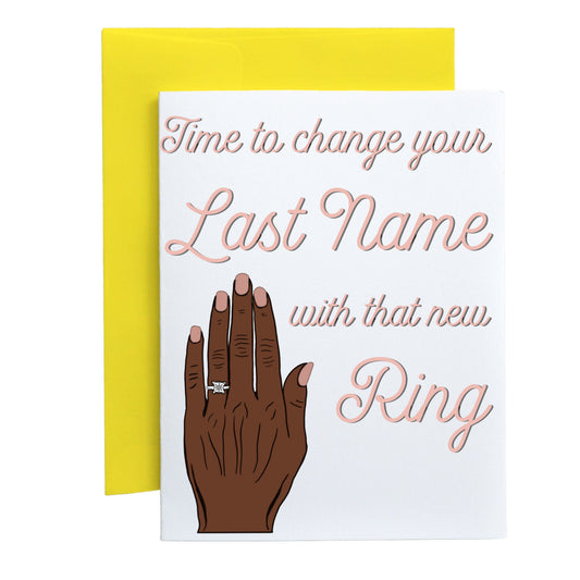 Change Your Last Name with that New Ring