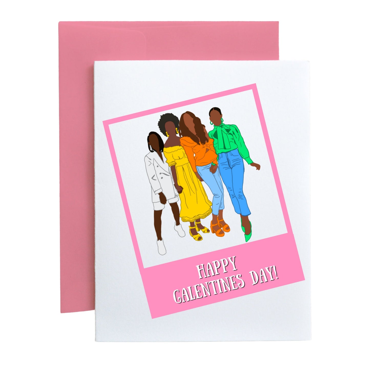 Galentine's Day Polaroid (Black Women)